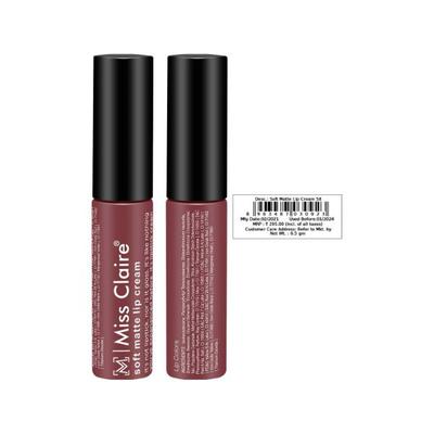 Miss Claire Soft Matte Lip Cream 58 6.5 Gm - Lipsticks