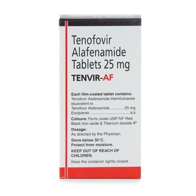 Tenvir AF 25mg Tablet 30'S - Viral infections-Ant