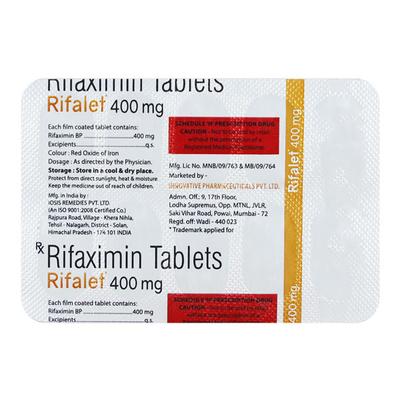 RIFALET 400mg Tablet 10's - Bacterial Infections-OAB