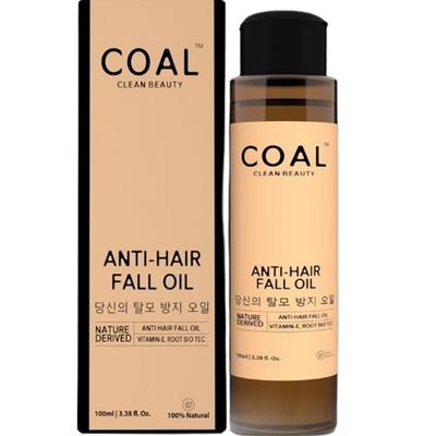 Coal Clean Beauty 100% Natural Anti Hair Fall Oil with Vitamin E & Root Bio Tec 100 ml - Hair Lotions & Tonics