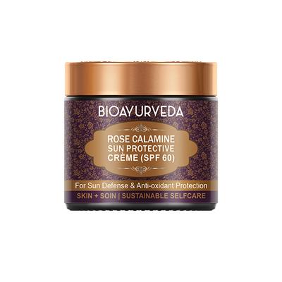 Bioayurveda Rose Calamine Sun Protective (SPF 60) Face Creme 120 gm - Face Sunscreen