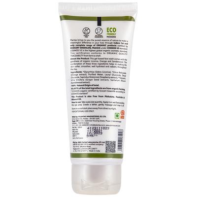 Plantas Shine & Glow Skin Brightening Organic Face Wash 100 ml - Face Washes