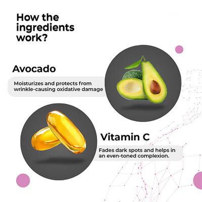Cosmos by Bewakoof Anti-Aging Face Mask Powered By Avocado & Vitamin C 100 gm - Masks & Peels