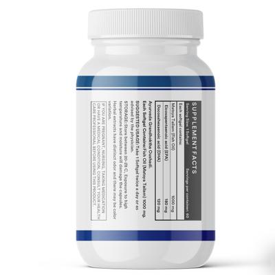 INLIFE Fish Oil 1000 mg Softgel 60's - Omega Fish Oil Fatty Acids