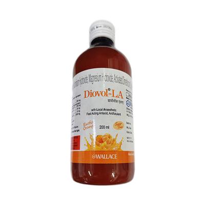 DIOVOL LA SUGAR FREE EXOTIC ORANGE Solution 200ml - Ulcer/Reflux/Flatulence-Aaa