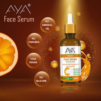 Aya Vitamin C Face Serum For Skin Hydration No Paraben, No Silicone, No Mineral Oil 50 ml - Face Serum