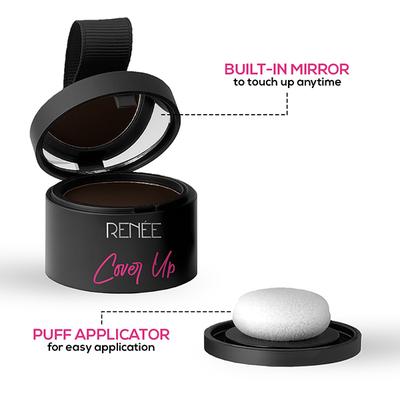 RENEE Cover Up Hair Powder- Brown 4 gm - Powder