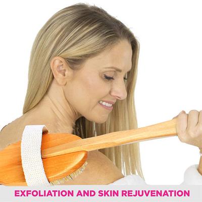 Vega Natural Bristle Bath Brush (NBA - 1/3) 1's - Loofahs & Sponges