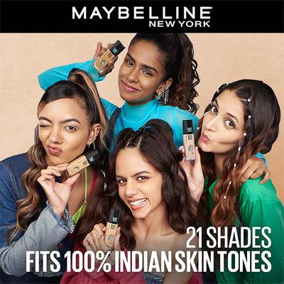 Maybelline New York Fit Me Matte + Poreless Liquid Foundation 16h Oil Control SPF 22 - 126 Light Pecan 30 ml - Foundation