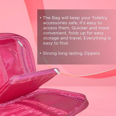 Beautiliss Professional multifunctional cosmetic organizer makeup pouch 1's - Facial Kits