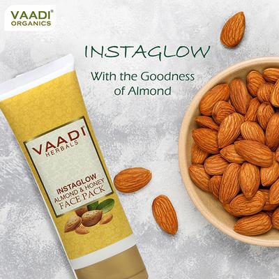 Instaglow Almond & Honey Face Pack 120 gm - Face Packs