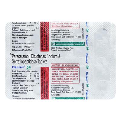 FLANZEN DP Tablet 10's - Pain relief-Nsa