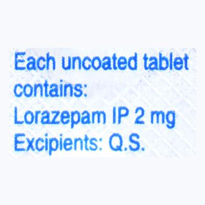 Lopez 2mg Tablet 10'S - Anxiety-Anx
