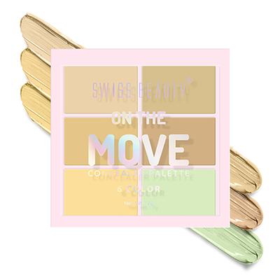 Swiss Beauty On the Move Concealer Palette - (Light Beige) 7 gm - Concealer