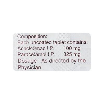Eclonac P Tablet 10'S - Pain relief-Nsa