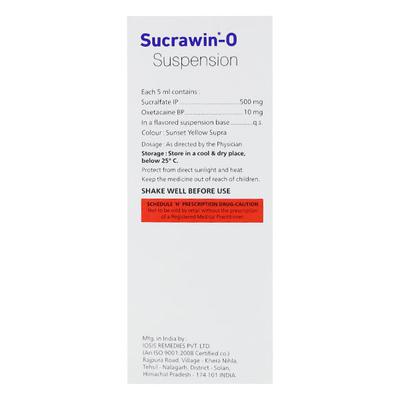 SUCRAWIN O Suspension 100ml - Ulcer/Reflux/Flatulence-Aaa