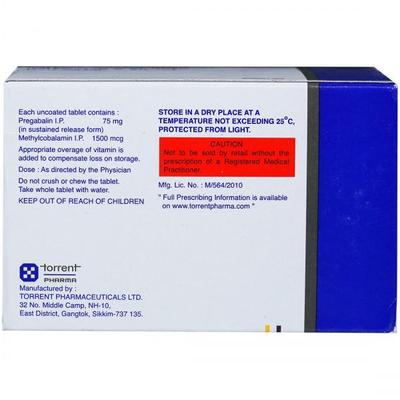 Pregalin X SR 75mg Tablet 15'S - Neuropathic Pain-Dru