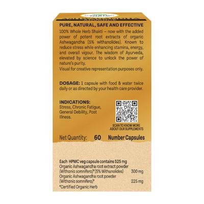 Organic India Ashwagandha Advance Veg Capsule 60's - Speciality Medicines