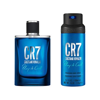 Cristiano Ronaldo CR7 Play It Cool Eau De Toilette 50ml + Cool Fragrance Body Spray 150ml 2's - Men Perfumes (Edt/Edp)