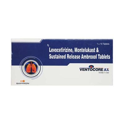 Ventocore AX Tablet 10'S - Cough And Cold-Cou