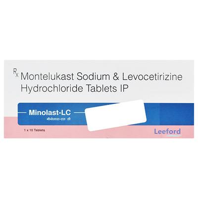 Minolast LC 10/5mg Tablet 10'S - Allergies-Ant