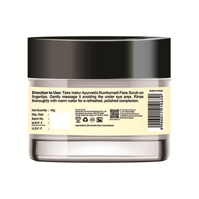 Inatur Kumkumadi Scrub 50 gm - Face Scrubs
