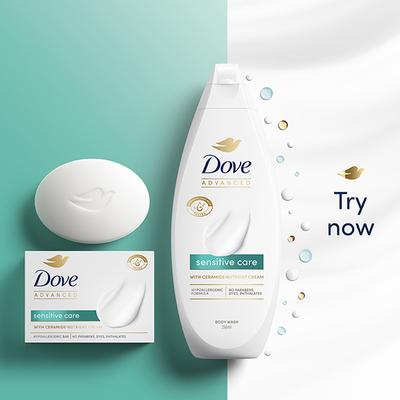 Dove Advanced Sensitive Care Bar 125gm each 3's - Soaps