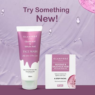 Glamveda Glycolic Acid & Salicylic Acid Peel Off MaskFor Anti Acne & Pore Care 100 ml - Masks & Peels