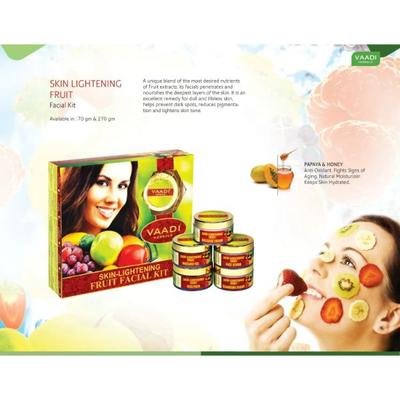 Vaadi Herbals Skin-Lightening Fruit Facial Kit 270 gm - Facial Kits