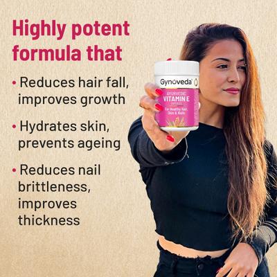 Gynoveda Ayurvedic Vitamin E Capsule 30's - Multi-Vitamins