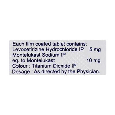 Montegress LC 10mg Tablet 10'S - Allergies-Ant