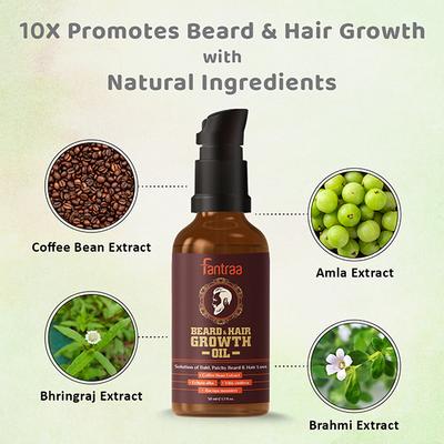 Fantraa Beard & Hair Growth Oil 50 ml - Beard Oil