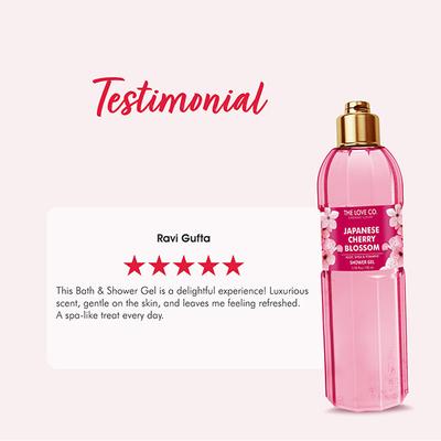 The Love Co. Japanese Cherry Blossom Shower Gel 100 ml - Shower Gels & Body Wash