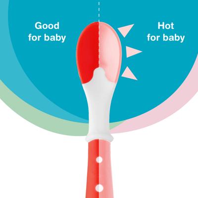 Vega Baby & Mom Heat Sensory Soft Weaning Spoon BPA Free 1's - Feeding & Nursing