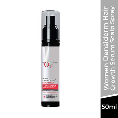O3+ Women Densiderm Hair Growth Serum Scalp Spray with Ginseng Hair Fall Control & Hair Growth 50 ml - Hair Serums
