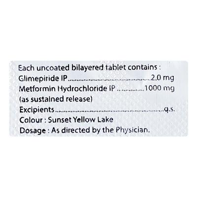 GLYCIREST G2 FORTE Tablet 10's - Diabetes-Ant