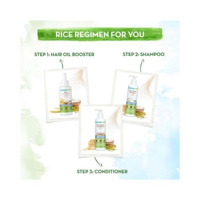 Mamaearth Rice Hair Oil Booster with Rice Bran Oil & Keratin for Damage Repair 30 ml - Hair Oils