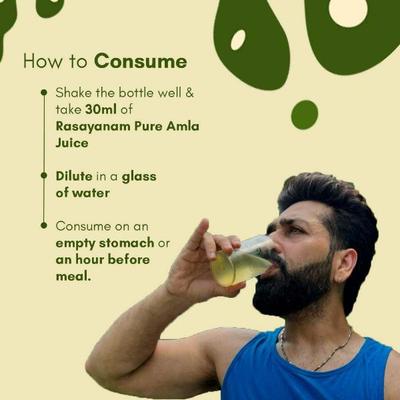 Rasayanam Pure Amla Juice 750 ml - Hair & Skin
