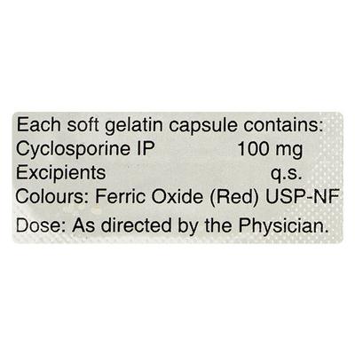 SPRINTAS 100mg Capsule 5's - Auto Immune Disease-Imm
