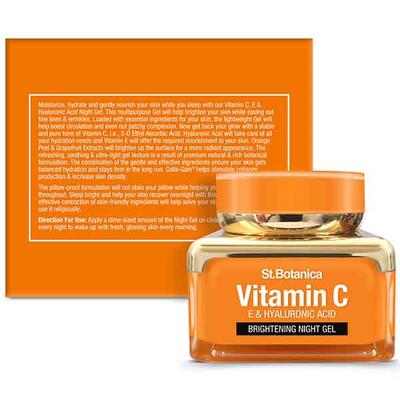St.Botanica Brightening Night Gel - Vitamin C 50 gm - Night Cream