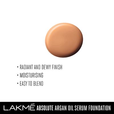 Lakme Absolute Argan Oil Serum Foundation With Spf 45 Silk Golden 15 Ml - Foundation