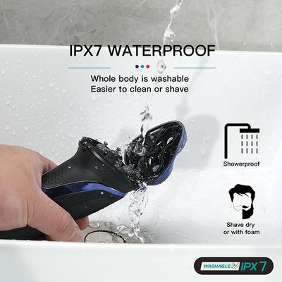 VGR V-306 Wet and Dry Shaver, 300 min Runtime (Blue) 1's - Shavers