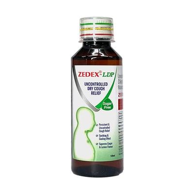 ZEDEX LDP SUGAR FREE Syrup 120ml - Cough And Cold-Cou