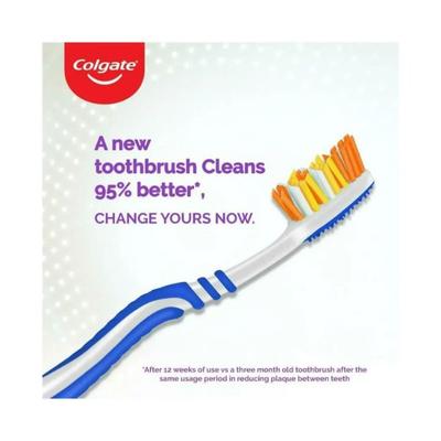 Colgate-Palmolive, Colgate ZigZag (Medium) Multicolor Toothbrush (Pack of 6) 1's - Toothbrushes