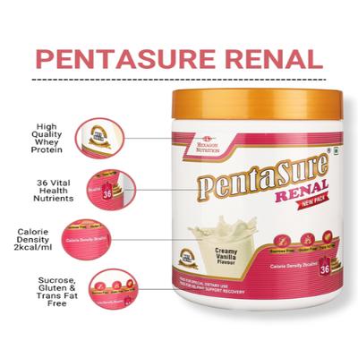 PentaSure Renal Powder - Vanilla Flavour 400 g - Daily Health Drinks