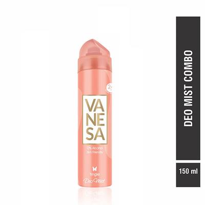 Vanesa Tingle Deodorant Perfume Body Spray 150 ml - Women Deodorants/Roll-Ons
