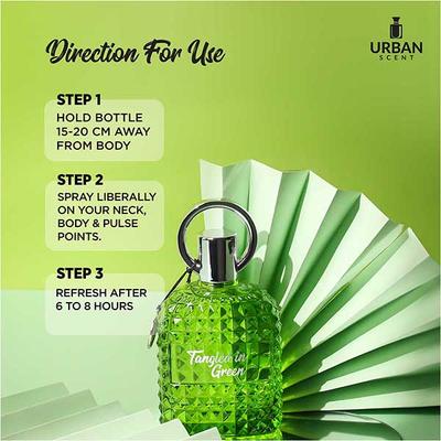 Lyla Blanc Urban Scent Tangled In Green Long Lasting Perfume For Women 100 ml - Women Perfumes (Edt/Edp)