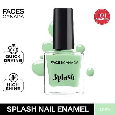 Faces Canada Splash Nail Pack Of 3 Combo - Linty + Frozen + Black Beauty 1's - Nail Polish