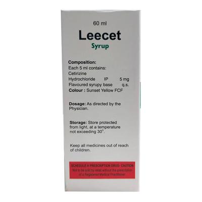 LEECET Syrup 60ml - Allergies-Ant