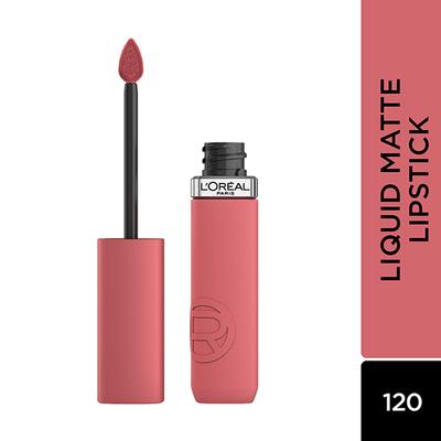 Loreal Paris Infallible Matte Resistance Liquid Lipstick, Major Crush 120 5 ml - Liquid Lipsticks